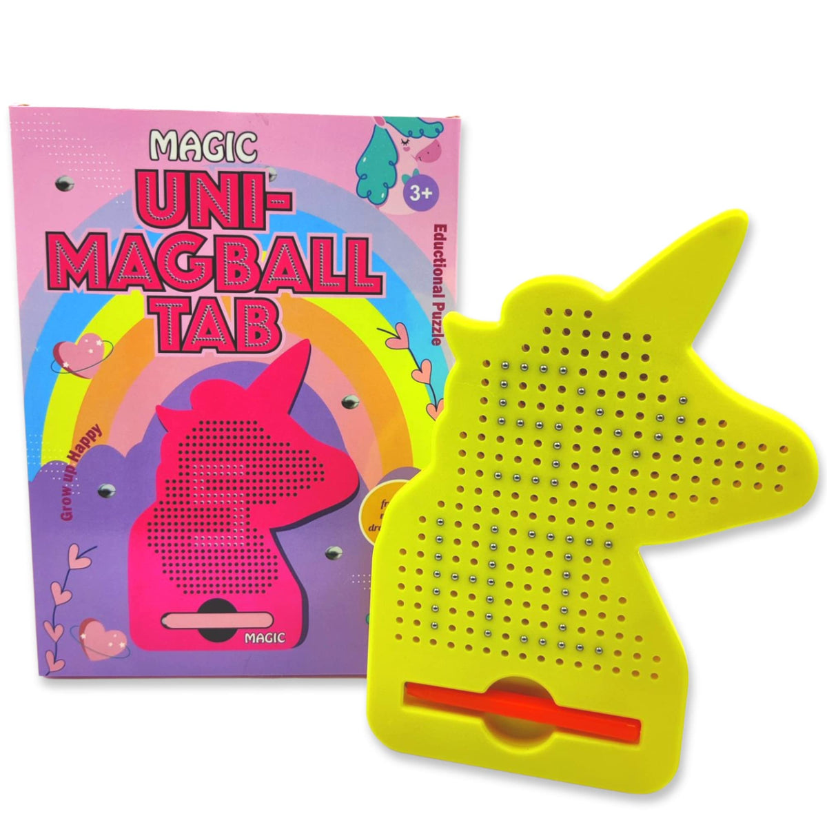 SAMVARDHAN Unicorn Magnetic Drawing Board Educational Toy  Sketch Pad with Doodle Pen for Kids, Draw Freely Doodle Pad with Mag