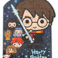 Playhouse Glow In The Dark Harry Potter Chibi 28-Piece Die-Cut Shaped Mini Puzzle For Kids