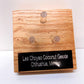Genuine Huge Softball Sized Crystal Filled Los Choyas Geode Half on Free Custom Oak Stand