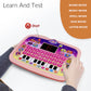 Kid Tablet Toddler Learning Pad Interactive Toy With Screen -Educational Toys Fun Gifts -Music/Piano/Abc/Numbers/Words/Spell/Animals - For Boys&Girls 3+ (Blue)……