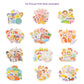 CHEFAN 12 Pack Felt Board Stories Set,Nursery Rhymes Flannel Board Stories with a Foldable Board for Preschool Activities,Includ