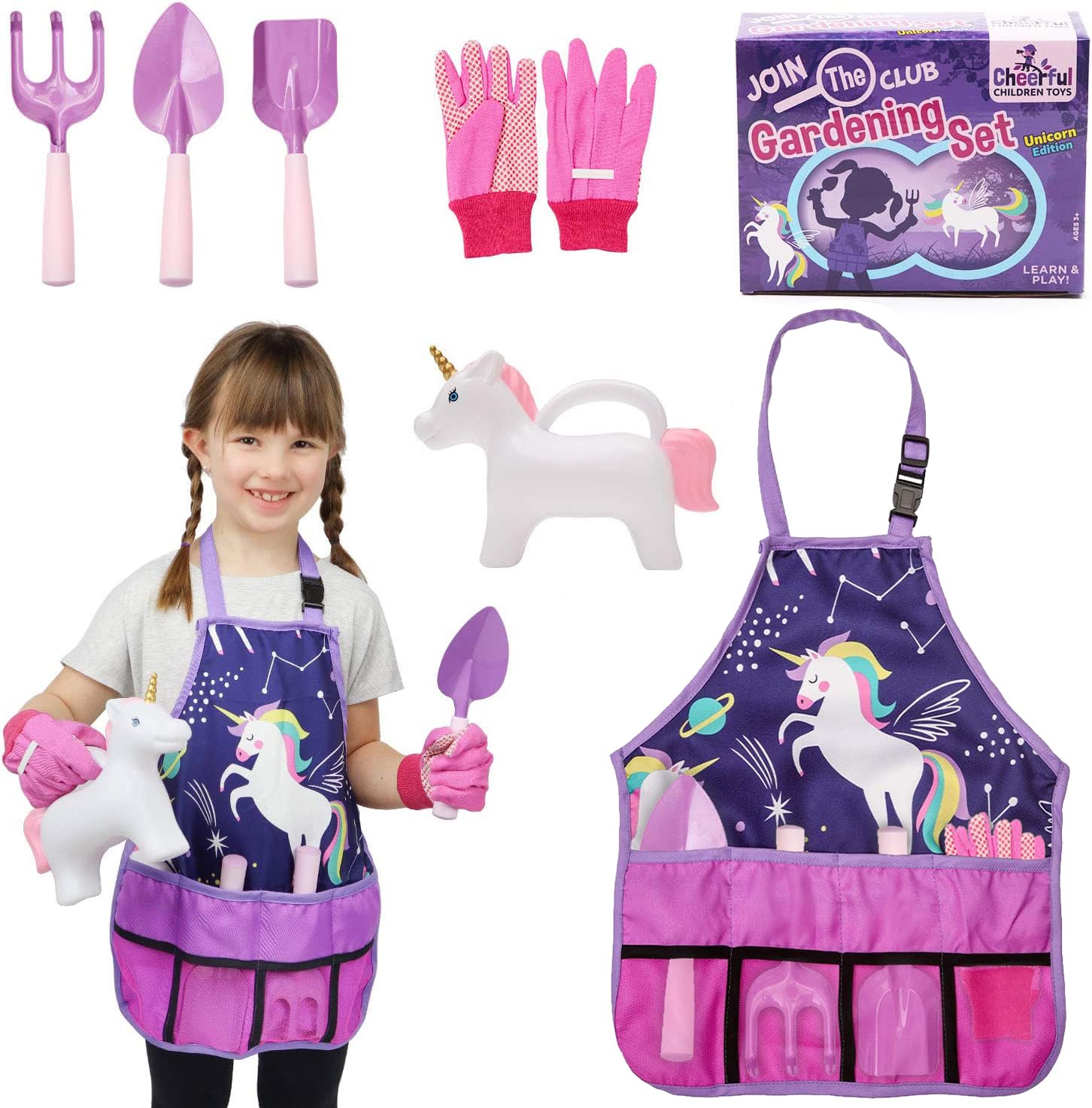 Kids Gardening Set - Kids Gardening Tool Set - Gardening Tools For Kids - Kids Gardening Tools - Kids Gardening - Kids Garden Se