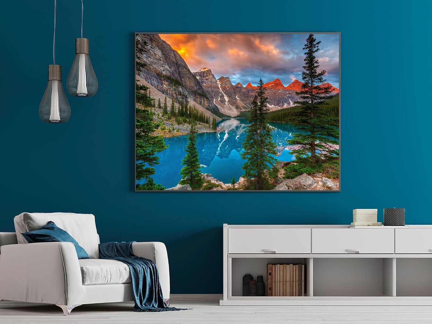Jigsaw Puzzles For Adults 1000 Pieces And Up, Nature Landscape Mountain Scene National Park Challenging Puzzle Perfect For Famil