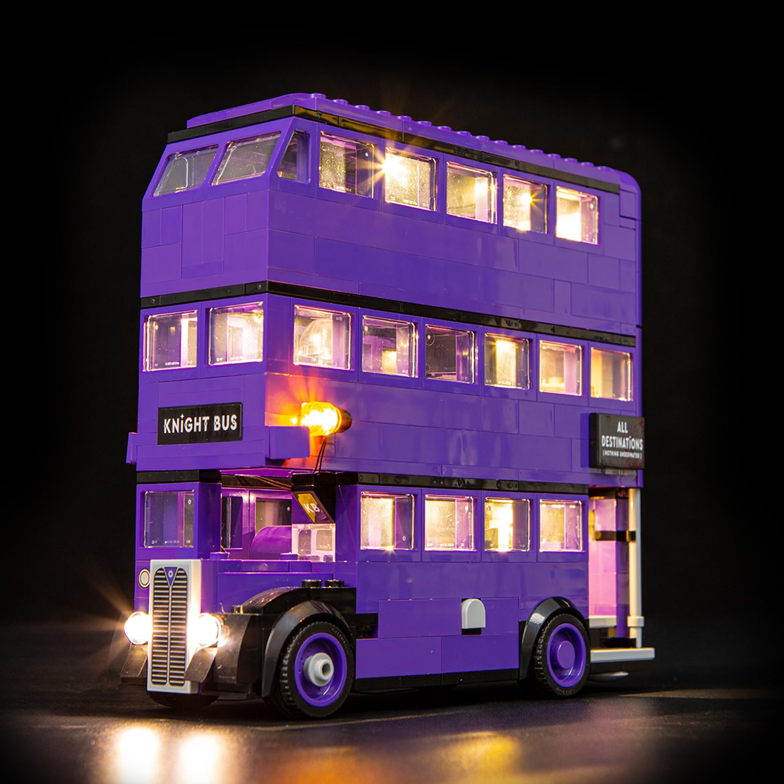 YEABRICKS LED Light for 76446 Harry Potter Knight Bus Adventure Building Blocks Model (Building Set NOT Included)