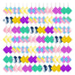 110Pcs Random Color Mini Pop Keychain Fidget Toy Push Bubble Pop Silicone Squeeze Sensory Toys Make Fun For Kids Anxiety Stress Reliever For Adults