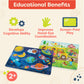 B. Toys- Peek & Explore 2-Pack - Outer Space & School Bus- Chunky Puzzle Pack – Puzzles For Toddlers, Kids- 8 Pieces Each – 2 Years +