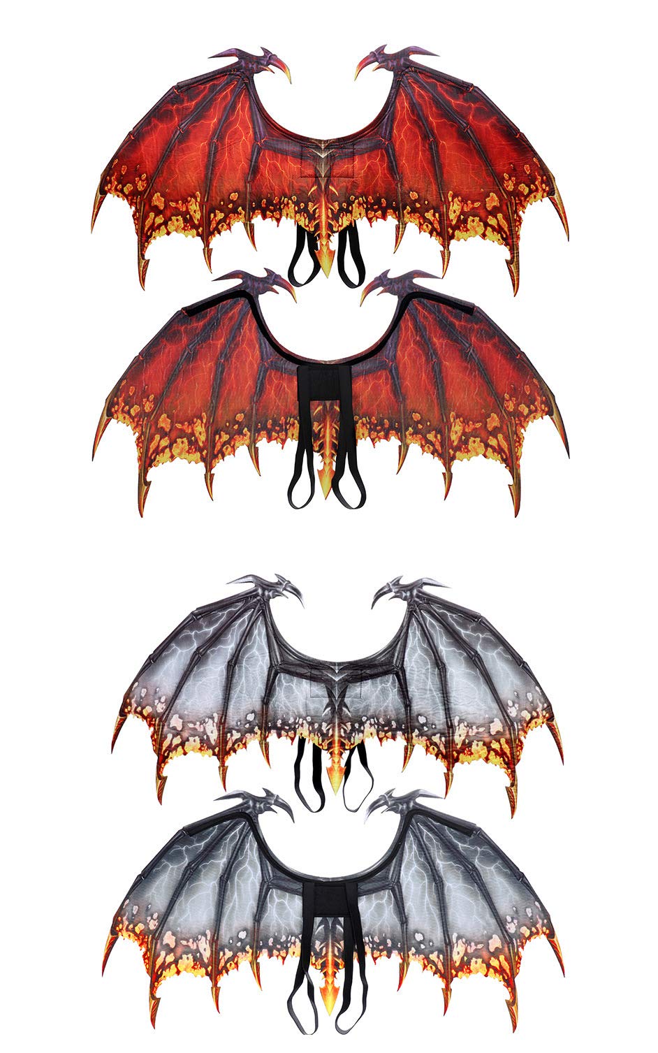 Mmss Party Carnival Halloween Props Dragon Wing (Red)
