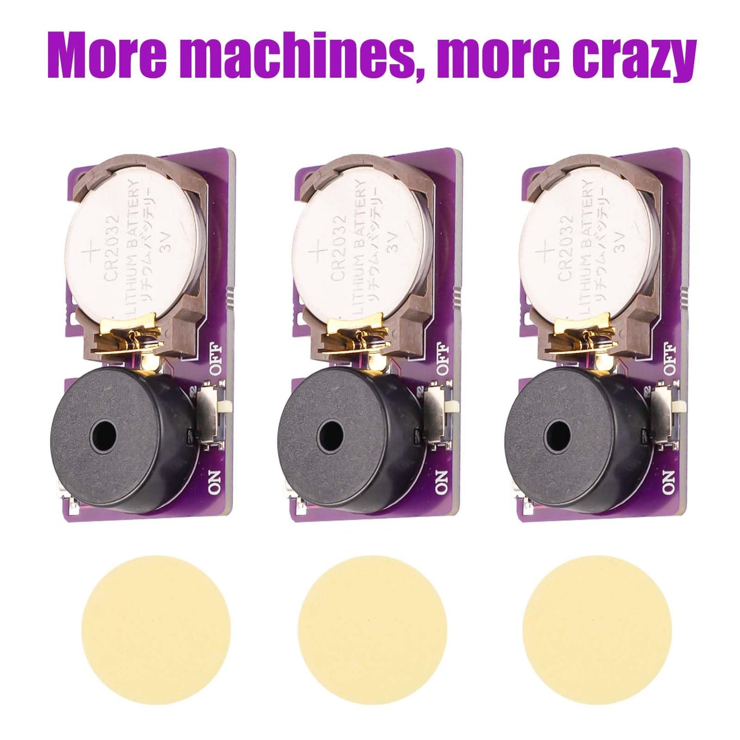 3Pcs Annoying Noise Machine, New Prank Cricket Noise Items With 16 Sounds Beeping Cricket Noise Maker Concealed Noise Stuff Nois