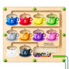 Zhiwuzhu Magnetic Color And Number Maze - Montessori Toys,Learning Educational Fine Motor Toys For Toddlers Preschoolers Boys Girls,Easter Stocking Stuffers Gift Toys For Toddler Kids