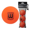 Winnwell Sports Street Hockey Balls - Indoor & Outdoor Balls with Storage Bag - Hockey Gear Ideal for Field  Road  Or Street Hockey Games - 65mm & 50 Gram Weight