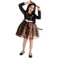 Neilyoshop Halloween Black Cat Costumes For Girls With One Tail 4-12Years 4-5T