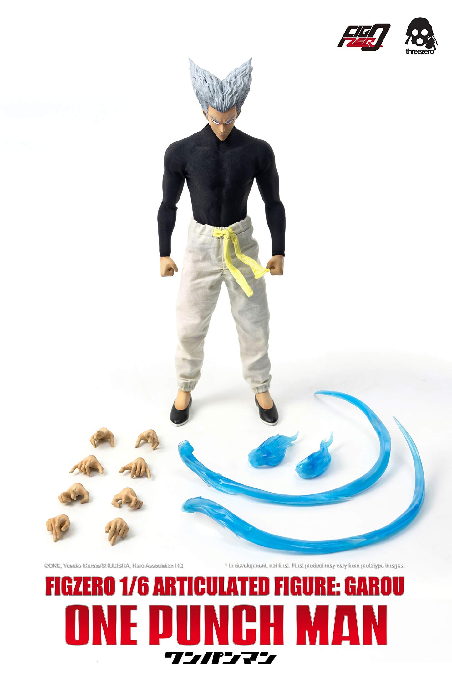 Threezero One-Punch Man: Garou (Season 2) 1:6 Scale Figzero Collectible Figure, Multicolor