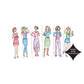 Kahootz Fashion Plates - Classic Styles - Mix-and-Match Drawing Kit - Make 100s of Fabulous Fashion Designs - For Ages 6+