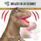 AIRTITANS Jurassic World Inflatable T Rex RC - 6 ft Long Nylon Dinosaur with Stomping & Roaring Action - Model 154231-1SOC