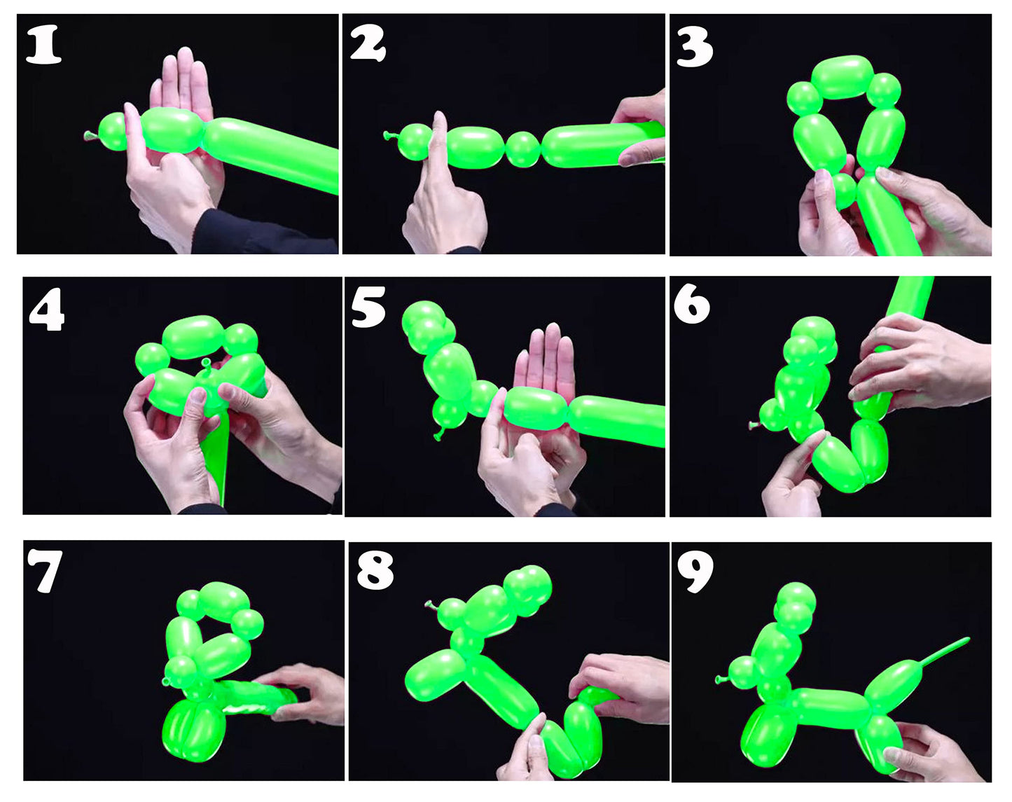 100Pcs 260 Balloons Long Balloons Animals Twisting Balloons Latex Balloon Garland For Birthday Wedding Party Decorations (Light