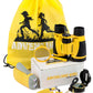 Adventure Kidz Outdoor Exploration Kit, Yellow Backpack, Binoculars, Magnifying Glass, Lensatic Compass, Fox Whistle For Boys And Girls