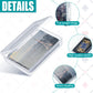 Queekay 36 Pieces Playing Card Box Case Trading Card Storage Organizer 3.8 X 2.7 X 0.8 Inch Clear Case Empty Plastic Storage Box