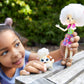 Mattel Enchantimals Sancha Squirrel Doll & Stumper Figure, 6" Plastic, Colours, Model FMT61