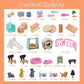 iselyn Cat Playset - 48Pcs Realistic Toy Figures & Accessories for Kids - Multicolor Educational Gift for Toddlers and Boys/Girls