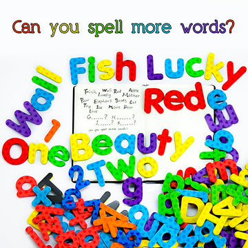 Magnetic Letters and Numbers for Classroom Educating Kids in Fun -Educational Alphabet Refrigerator Magnets Building Preschool T