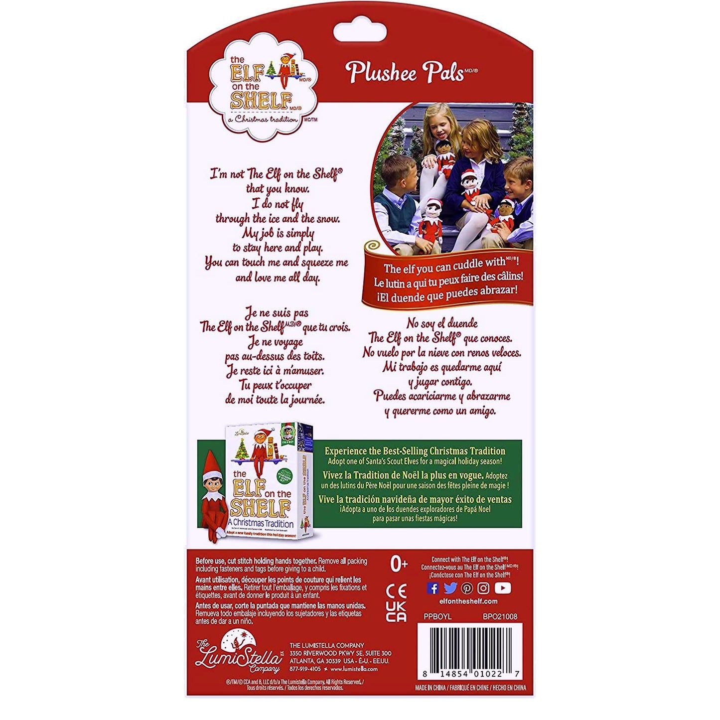 The Elf On The Shelf: Plushee Pals 17 Inch Elf Light Skin