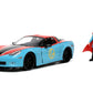 Jada Toys Marvel Doctor Strange 1:24 2006 Chevy Corvette Z06 Die-Cast Car with 2.75'' Dr. Strange Figure  Toys for Kids and mature-themeds (32115)