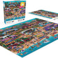 Buffalo Games Pun Fuzzles Hawaiian Food Truck Festival 1000 Piece Jigsaw Puzzle - Large Multicolor, Model 11204