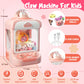 Claw Machine For Kids,Mini Vending Machines Candy Grabber Prize Dispenser Toys For Girls,Electronic Arcade Claw Game Machine For