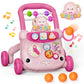 Baby Walker Toys,Push Walker For Boys & Girls Learning To Walk,Sit To Stand Early Educational Toys,Activity Center For Infant,Ch