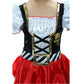 Wizland Girls Pirate Costume Buccaneer Princess Dress For Kids Pirate Lass Costume Pirate Role Play Dress Up Set 3-4Yrs