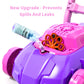 Bennol Pink And Purple Bubble Lawn Mower For Toddlers, Kids Automatic Bubble Blower Maker Machine, Outdoor Gardening Push Toys, Birthday Gifts For Preschool Baby Girls Boys