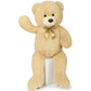 Maogolan Big Tan Large Teddy Bear 39 Inch Life Size Jumbo Stuffed Animals Stuffed Bear For Girlfriend Kids