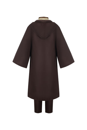 Itopfox Knight Costume Set Halloween Cosplay Party Tunic Full Outfit Hooded Robe Uniform 110