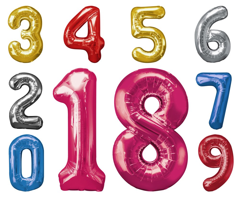 Anagram Balloons 2827901 Foil Balloon, 34, Blue