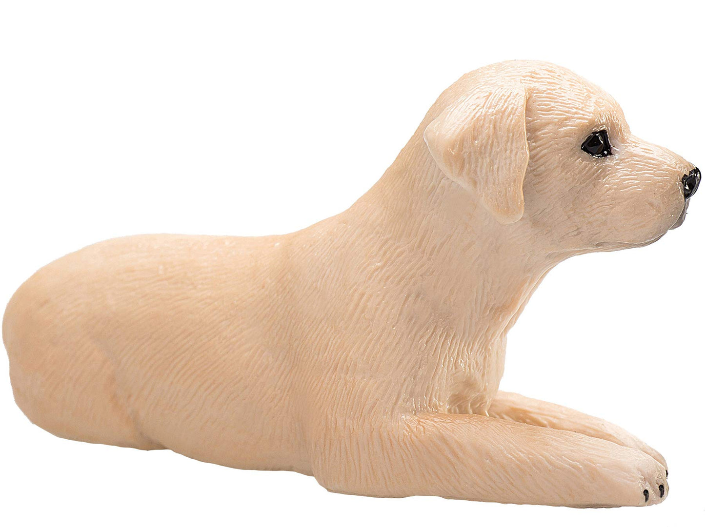 Mojo Yellow Labrador Puppy Realistic Domesticated Animal Hand Painted Toy Figurine