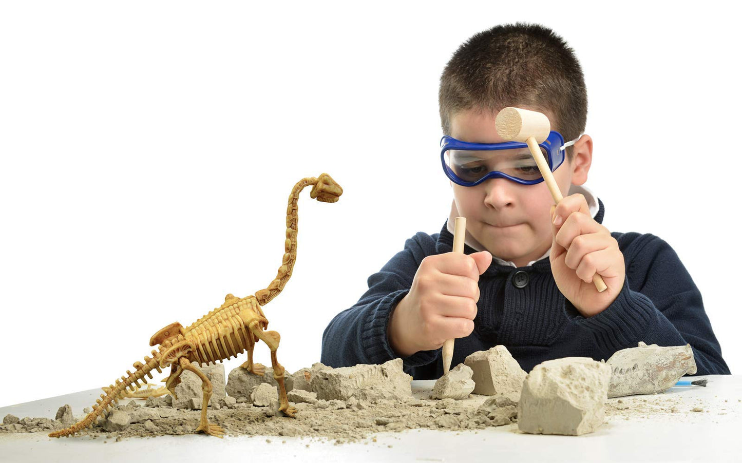 Science4You Brachiosaurus Fossil Digging Kit For Kids - Excavate And Assemble 11 Pieces Dinosaur Fossil, Excavation Dig Kit + Dinosaurs For Kids, Games, Dinosaur Toys For Girls And Boys 6+ Years Old