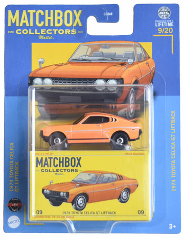 Matchbox 1974 Toyota Celica Gt Liftback, Collectors 9/20