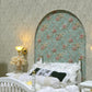 iLAND Originality Dollhouse Wallpaper 39 * 15.7 inch, Dollhouse Accessories on 1:12 Scale or 1:6 Scale (Royal)