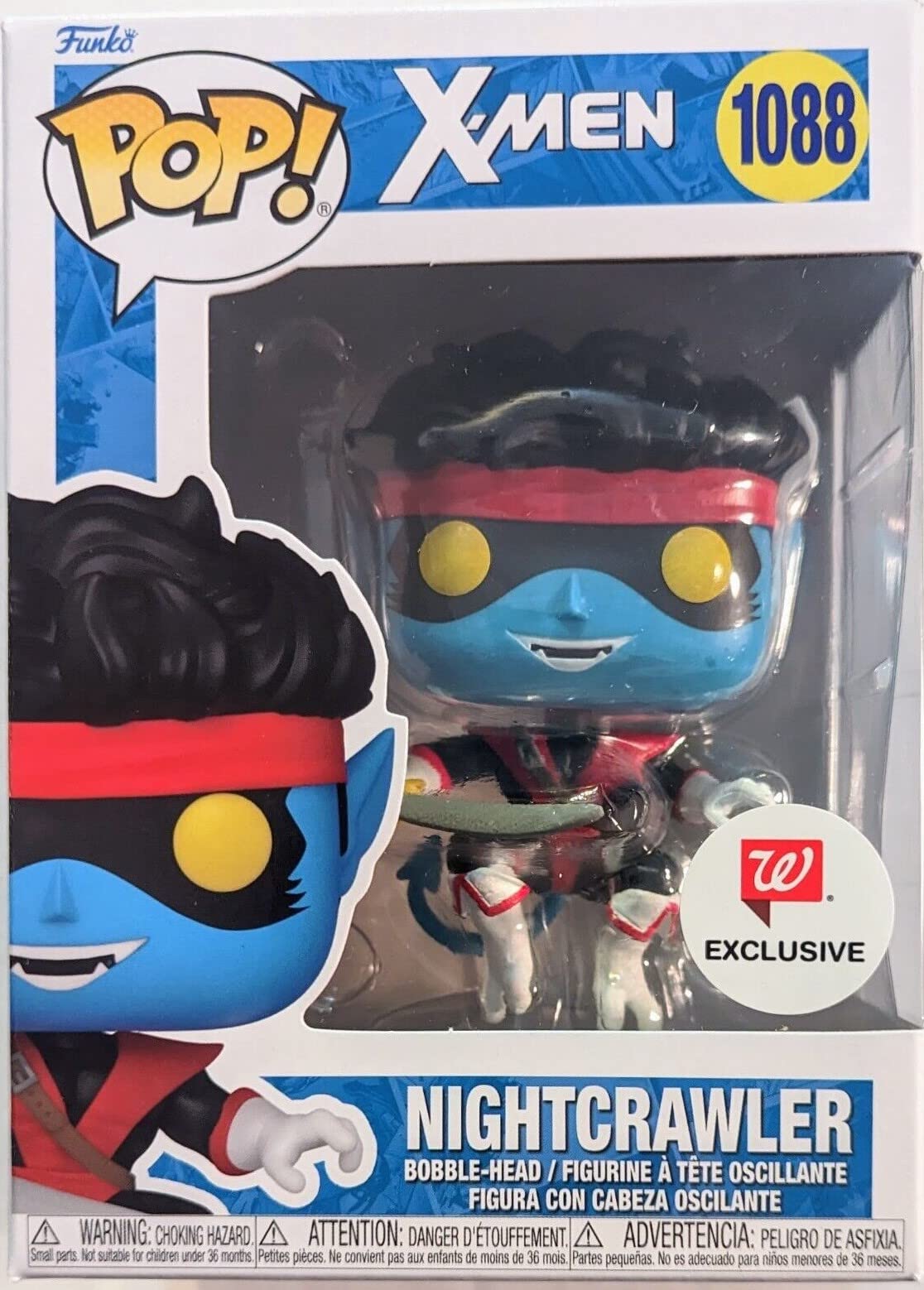 Funko Pop! Nightcrawler X-Men 1088 Action Figure Bobblehead Pop