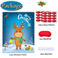 Funnlot Christmas Games for Kids - Pin The Nose on The Reindeer, 24 Reusable Noses Stickers & Blindfold, Holiday Party Fun for All Ages
