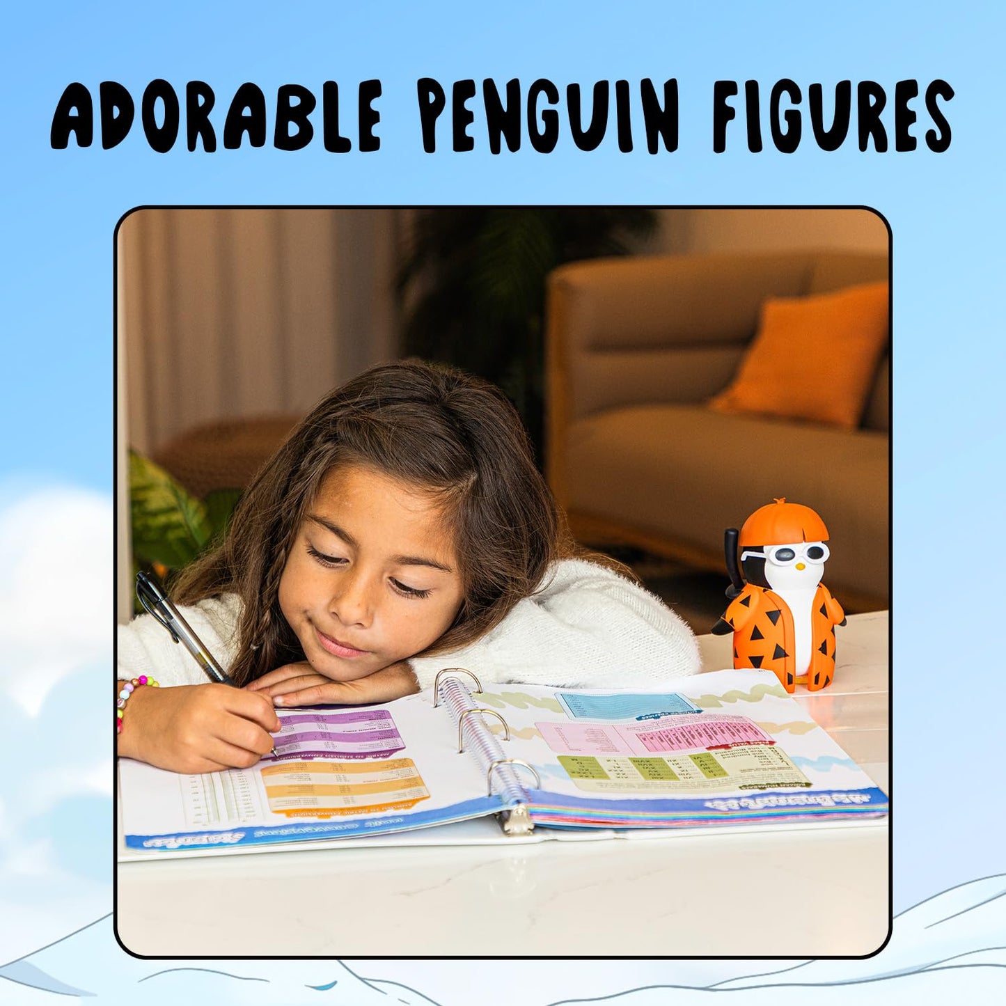 Pudgy Penguins Action Figures (Bowlcut Billy) - 5 Inch enhanced Molded Figurine Toy Collectible - Perfect for Your Desk  Table  or Nightstand