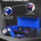 Zlca Mtg Deck Storage Box 5 In 1, Deck Case With 4 Pcs Small Commander Card Box, Large Card Case For Tcg Magic Sports Game(Black
