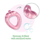 Green Sprouts Fruit Cooling Teether | Soothes Gums & Promotes Healthy Oral Development | Safer Plastic Filled With Sterilized Water, Chill For Extra Relief, Textured Surface To Massage Gums
