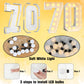 4Ft Light Up Numbers 70 Mosaic Numbers Marquee Frame With Slots For 70Th Birthday Party Large Cardboard With Light Bulbs Pre-Cut Kit Giant Cut-Out Thick Foam Board Sign Diy Decorations Anniversary