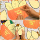 AmazingSpark 36 Set Thanksgiving Pumpkin Craft Kits Christian Give Thanks Crafts Pumpkin Seeds Thank You God Decorations for Tha