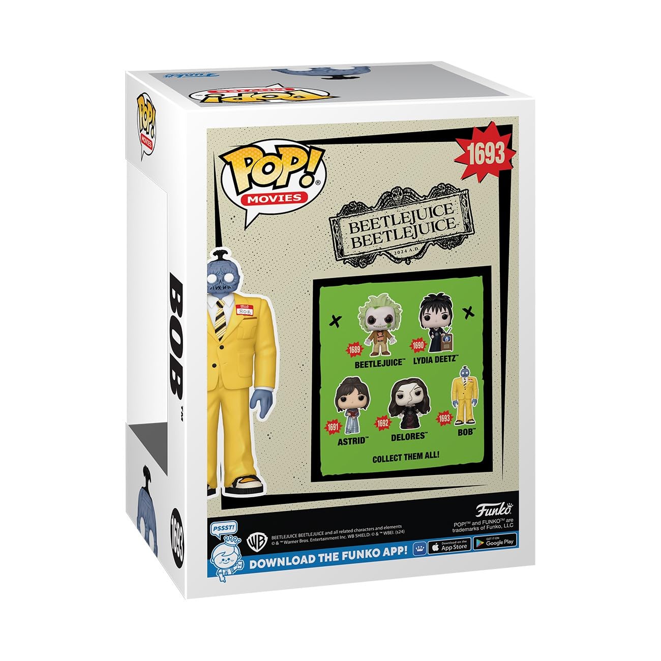 Funko POP Beetlejuice Bob Collectible Vinyl Figure - Multicolor - Model 83085 - Official Merchandise for Kids & Adults