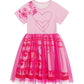 Wonderbabe Descendants Rise Of Red Costumes Girls Bridget Descendants Costume Pink Dress Princess Birthday Party Dress Halloween Cosplay Outfits Size 5-6T