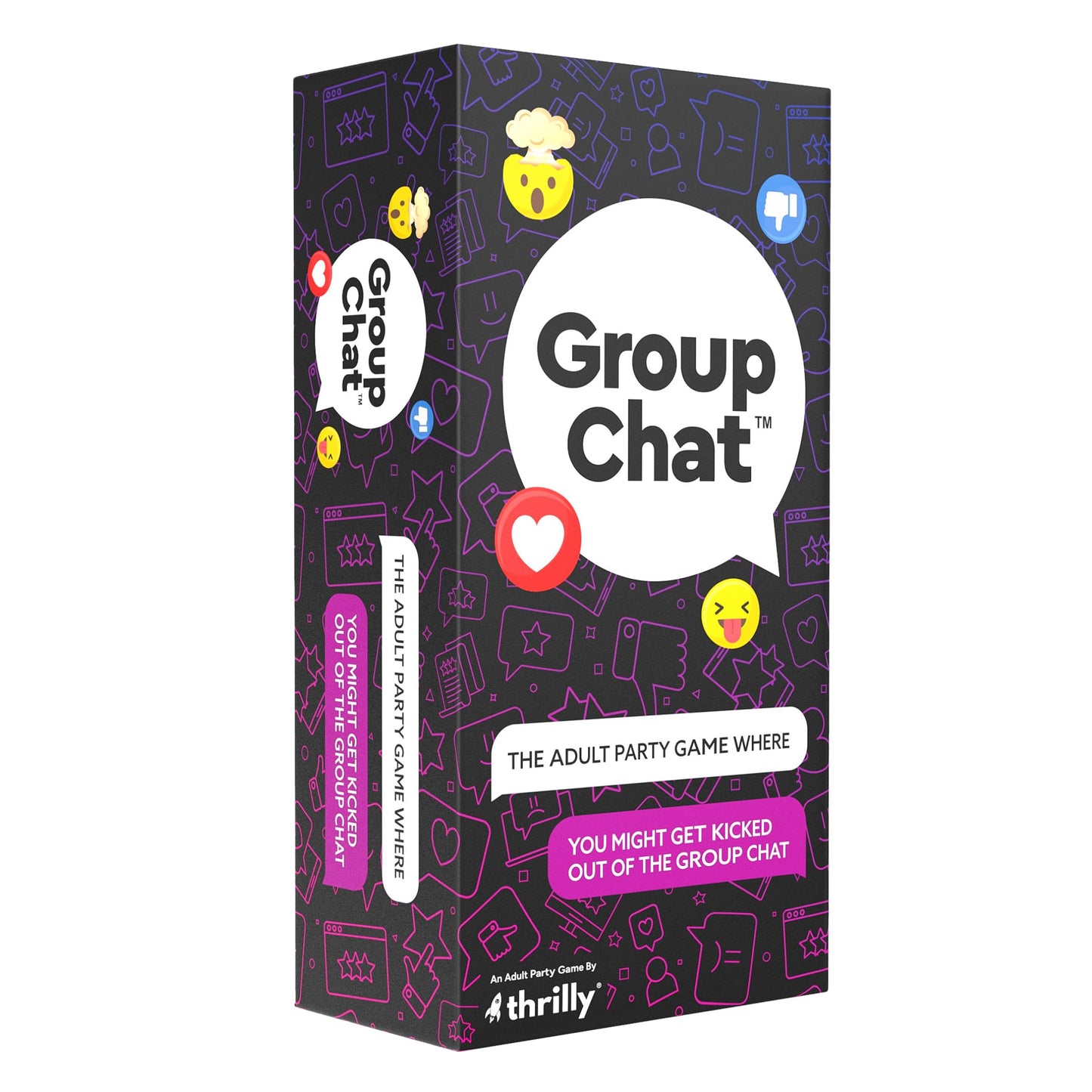 Group Chat - The Text Message Party Game - Don't Get Kicked Out of The mature-themed Party Game Night