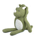 FLUFFYFUN 100% Organic Cotton Baby Dinosaur Stuffed Animal | 7.1" Green Plush Toy | Model OA013
