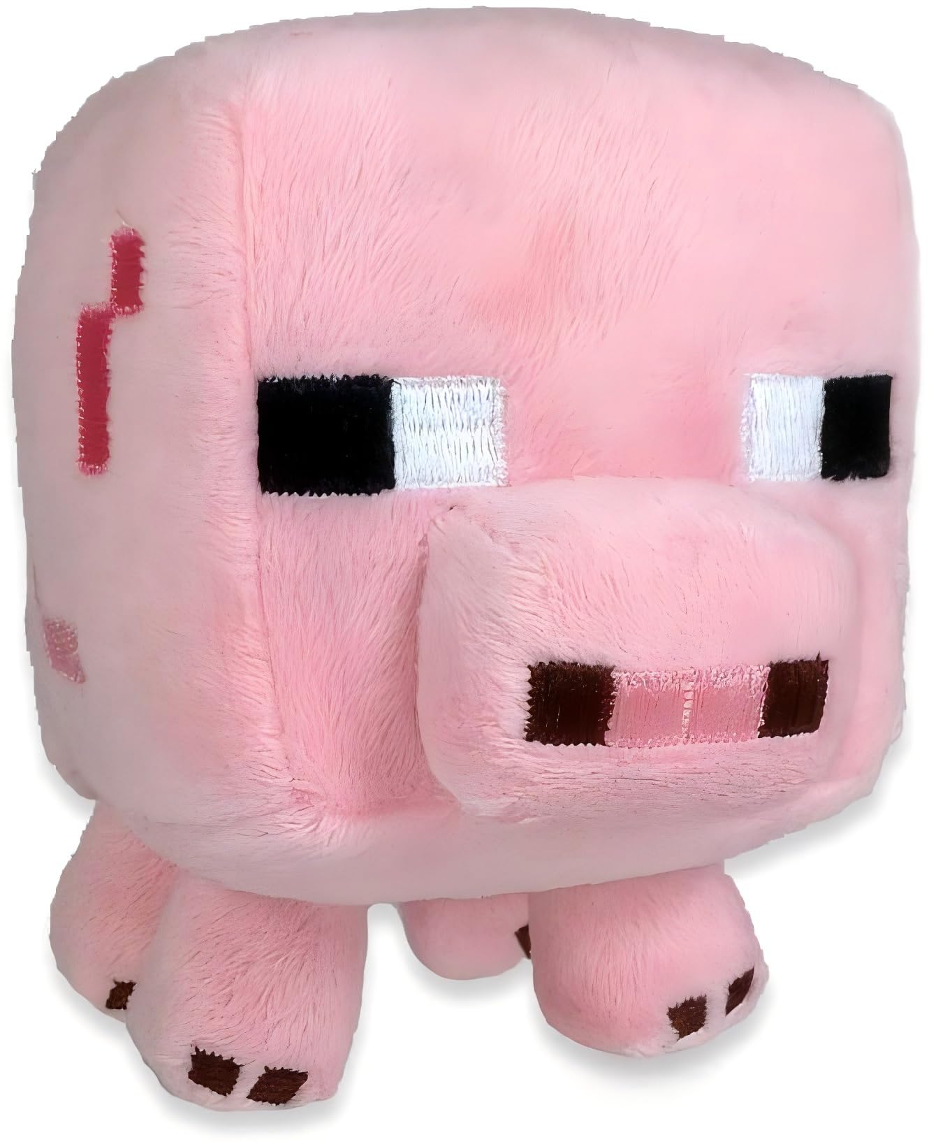 Pixel-Style Game Basic Plush Character Soft Toy  Video Game-Inspired Collectible Plushies Gifts for Kids & Fans (Piglin)
